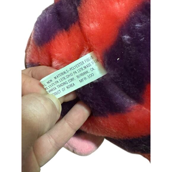 Vintage Disneyland Alice In Wonderland Cheshire Cat 18” Stuffed Plush Toy Doll - Picture 9 of 9